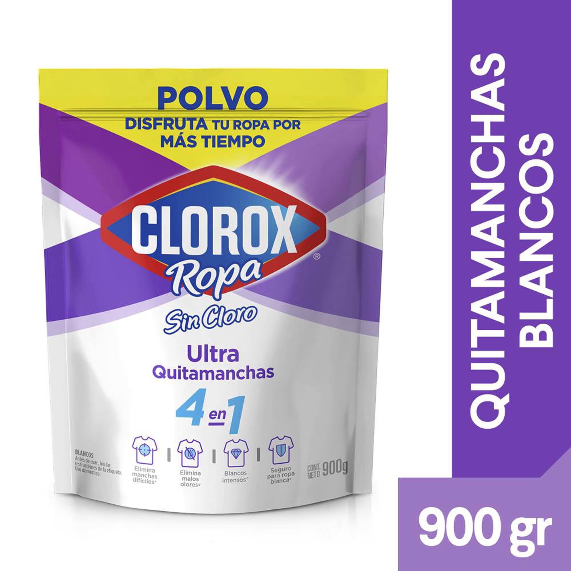 Quitamanchas En Polvo Ropa Blanca Ultra Doypack 900 ml Clorox
