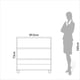 thumbnail image 2 of Arrimo Yulton 4 Repisas Blanco canela, 2 of 3