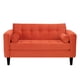 thumbnail image 1 of Sofa Retro 2c Felpa 00 Naranja, 1 of 6