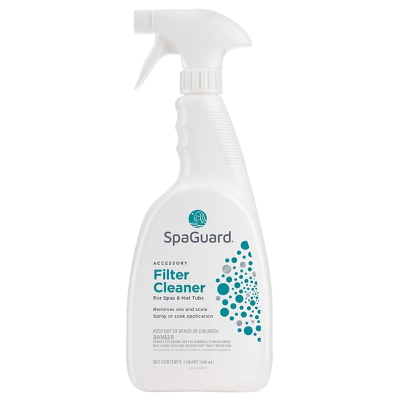Limpiador de filtros SpaGuard para spas y jacuzzis, 1 litro
