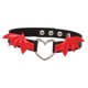 thumbnail image 2 of Gargantilla Collares Estilo Harajuku Cuero PU Para Asistir A Conciertos Fiesta De Cosplay Negro Rojo, 2 of 5