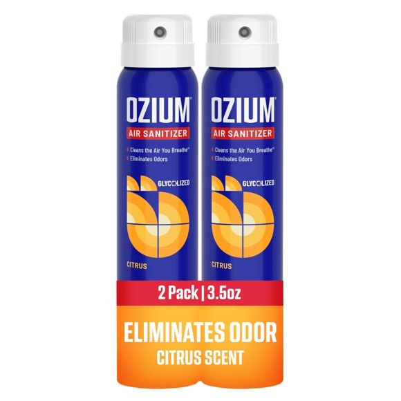 Sanitizador de aire Ozium 100 ml (2 unidades) aroma cítrico