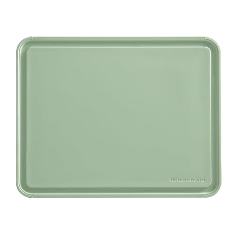Tabla De Cortar Kitchenaid Classic De Plástico De 11 X 14 Pulgadas, Color Verde