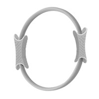 Magideal - Anillo De Pilates Círculo Aro Para Hacer Ejercicio Regalo Dispositivo De Entrenamiento De Culturismo Ejercicio Del Muslo Equipo Profesional Interior Gris