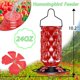 thumbnail image 2 of Alimentador de colibríes Bublador 680 ml de vidrio para exteriores, 2 of 8