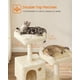 thumbnail image 4 of Condominio de felpa Cat Tree Feandrea Cat Tower de varios niveles, color beige, 4 of 9