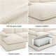 thumbnail image 4 of Sofa Seccional Izquirdo Luciano Resolte Indenpendiente Beige Rayado, 4 of 8
