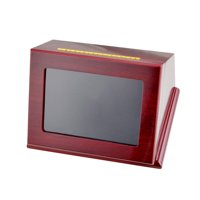 Ioensy - Estuche De Exhibición De Pelotas De Golf Regalo De Superficie Lisa Para Golfistas Titular De Pelotas De Golf De Madera