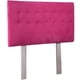 thumbnail image 2 of Respaldo Cama Botone 2 Plaza Felpa Fucsia, 2 of 4
