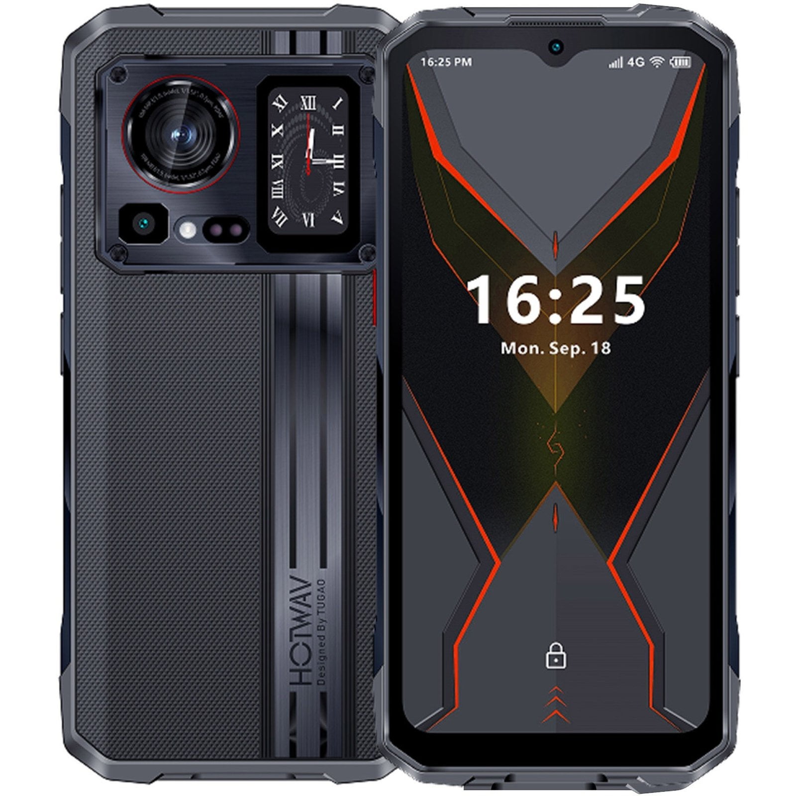 Hotwav Cyber 15 - Smartphone Resistente Con Cámara De 200mp Y Pantalla Secundaria