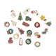 thumbnail image 4 of 20pcs Encantos Lindos Colgantes De Esmalte De Navidad Fabricación De Joyas Hechas A Mano De Bricolaje, 4 of 5
