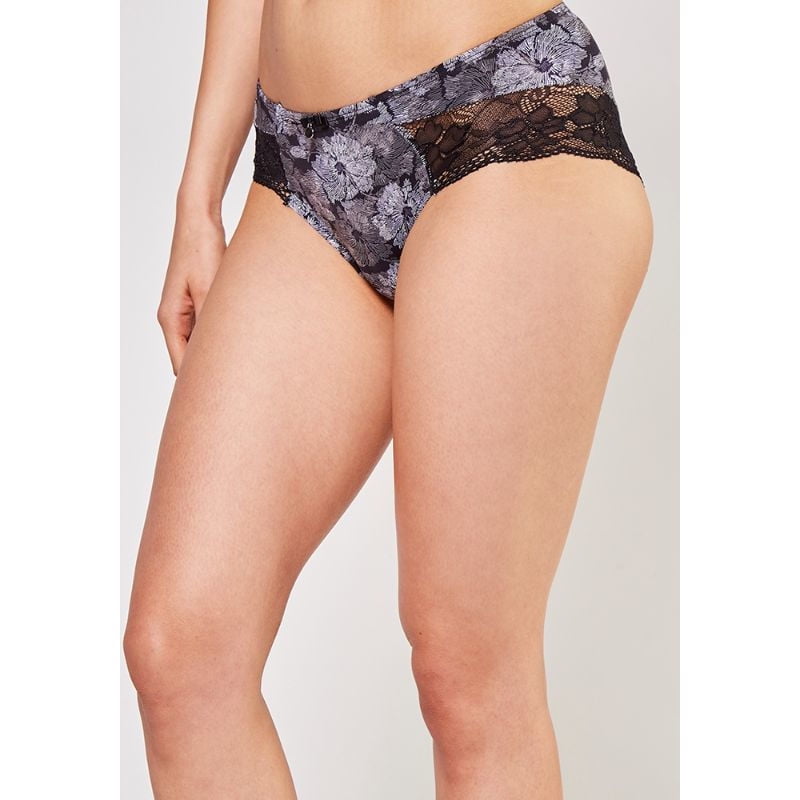 Kayser - Pantaleta Microfibra Negro Talla Xxl