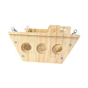 Ioensy - Jaula De Hámster, Columpio, Juguete De Madera, Hamaca Para Chinchilla, Para Animales Pequeños, Jerbos, Ratas