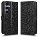 thumbnail image 1 of Funda Cartera Lunares Samsung galaxy S25 FE con Tarjetero, Correa y Soporte Negro, 1 of 6