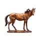 thumbnail image 3 of Adorno Mesa Figura Caballo Resina Textura Madera, 3 of 3