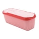 thumbnail image 2 of Contenedor De Helado Elegante Contenedor De Almacenamiento Para Yogur Refrigerador Sorbete Rosa Rojo, 2 of 3