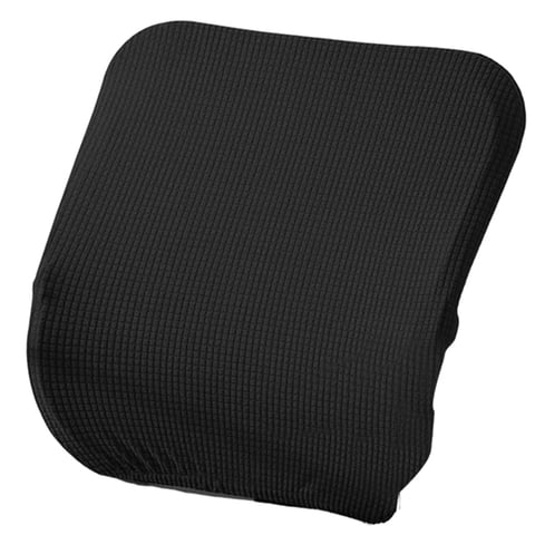 Bothyi - Funda Para Asiento De Silla Spandex Cuerpo Dividido Elástico Lavable Para Comedor Negro