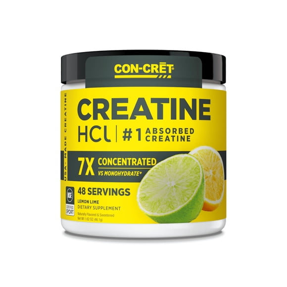 Creatina HCl CONCRET Liman Lima 48 Porciones Sin Estimulantes