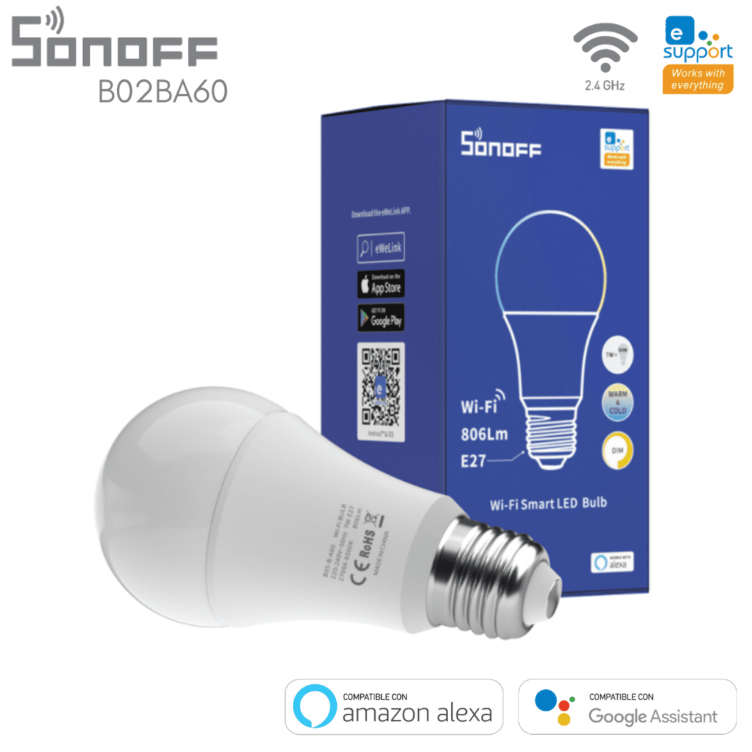 Ampolleta Led Inteligente Wifi Sonoff B02ba60