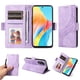 thumbnail image 1 of Carcasa FOXDOCK OPPO A58 4G de cuero PU, diseño acolchado clásico, protección contra caídas y rayones, 1 of 5