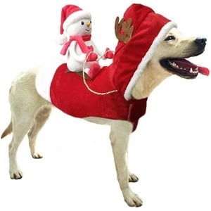 Veat00L - Vestidos Para Mascotas, Trajes Navideños, Muñecos De Nieve, Suaves Y Cómodos, Elegantes En Moda, Adecuados Para Mascotas Pequeñas, Para Perros Y Gatos, Para Uso Múltiple, S