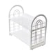 thumbnail image 4 of Estante De Almacenamiento De Escritorio, Soporte Para Especias De Cocina, Para Cosméticos, Dormitorio, Papelería, Color Blanco, 4 of 5