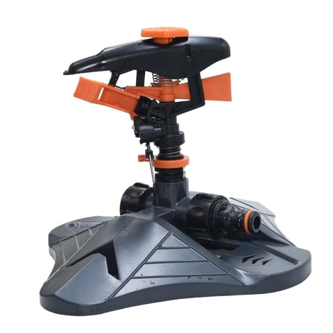 Magideal - Boquilla De Pulverización, Aspersor De Manguera De Jardín, Herramienta De Riego Para Césped, Aspersor De Césped Giratorio Automático Ajustable, Aspers