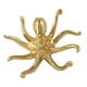 thumbnail image 2 of Pomo Para Armario, Muebles, Mesita De Noche Para Baño, Tirador Decorativo, Tirador De Latón, Pulpo, 4,8x3,8cm, 2 of 3