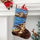 thumbnail image 2 of Calcetines de Navidad Sandland Lino Blanco 45cm x 32cm, 2 of 5