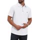 thumbnail image 4 of INSPIRE CHIC Camisas Polo de Playa Hawaianas Casuales de Manga Corta con Bolsillo en el Pecho de Lino para Hombre Inspiradas 2XL Blanco, 4 of 6