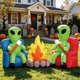 thumbnail image 2 of Inflable DomKom de 1,8 m con extraterrestres y luces LED – Halloween, 2 of 6