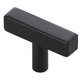 thumbnail image 4 of Juego de 10 tiradores T decorativos elegantes en negro mate, 4 of 6