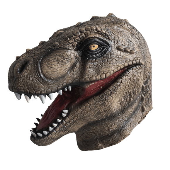 Máscara de dinosaurio de látex