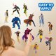 thumbnail image 3 of Calcomanías de Pared X-Men (12 unidades) WALL PALZ - Autoadhesivas, 3 of 7