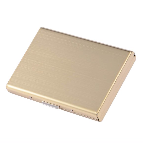 Cartera EASTNIGHTS RFID de Acero Inoxidable en Dorado