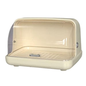 Magideal - Escurridor De Platos, Escurridor De Platos, Organizador De Almacenamiento, Diseño Hueco, Portavasos A Prueba De Polvo Con Tapa Para Taza De Té, Plato, Amarillo Xl