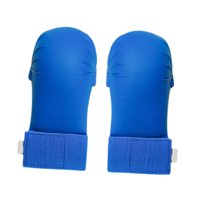 Magideal - Guantes De Entrenamiento De Karate De 2 Piezas, Guantes De Mma, Soporte De Muñeca, Protectores De Competición De Lucha De Kickboxing, Guantes De Boxeo Azul