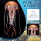 thumbnail image 3 of Decoración de Acuario Uxcell Medusa, Decoraciones para Peceras Medusa Falsa Brillante de Silicona, (Verde/Naranja, M, 2 Piezas), Destinado para Decoración de Tanque, 3 of 7