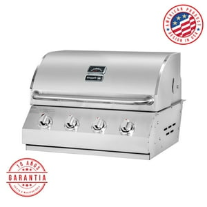 Kinggrill - Parrilla A Gas Empotrada 4 Quemadores