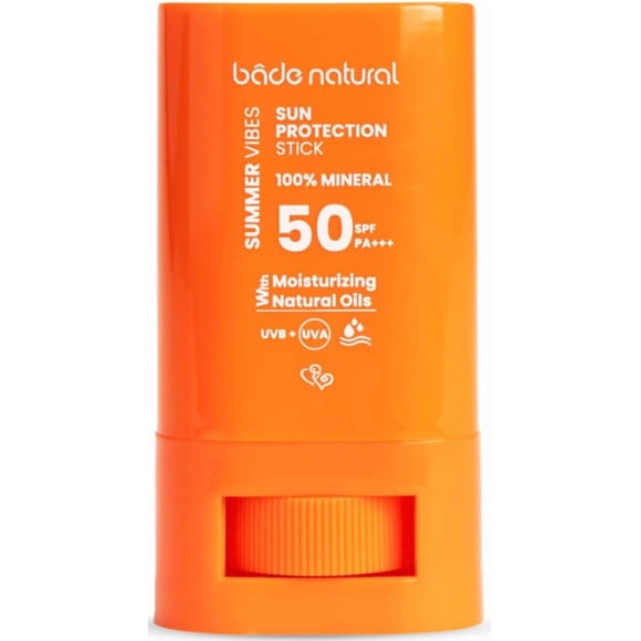 Protector Solar en Barra Bade Natural SPF 50 Mineral Resistente al Agua