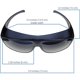 thumbnail image 3 of Fit Over Sunglasses, Smoke Color, 100% UVA/UVB Protection, 3 of 3