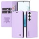 thumbnail image 3 of Funda Billetera de Cuero para Samsung Galaxy S23 Plus con Tarjetero y Soporte - Tapa Magnética Morado, 3 of 6
