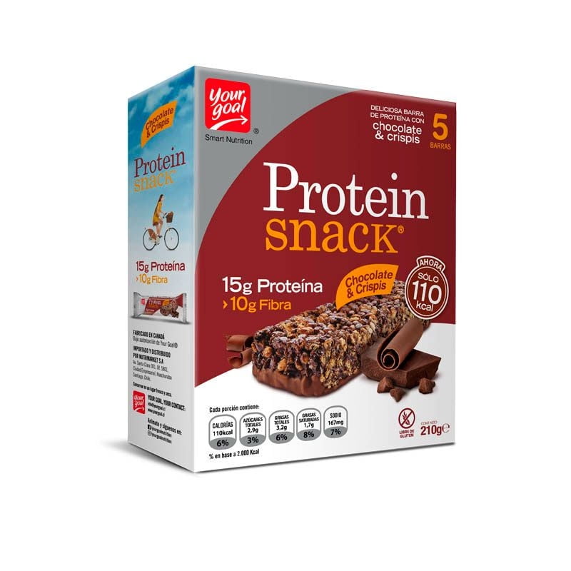 Your Goal - Barra Protein Snack Chocolate & Crispis (5 Un)