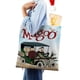 thumbnail image 4 of Mr. Magoo Bolso de tela con estampado de lienzo para mujer, bolsa de compras reutilizable y estética, con cremallera interior, regalo para mujer,40*45cm., 4 of 6