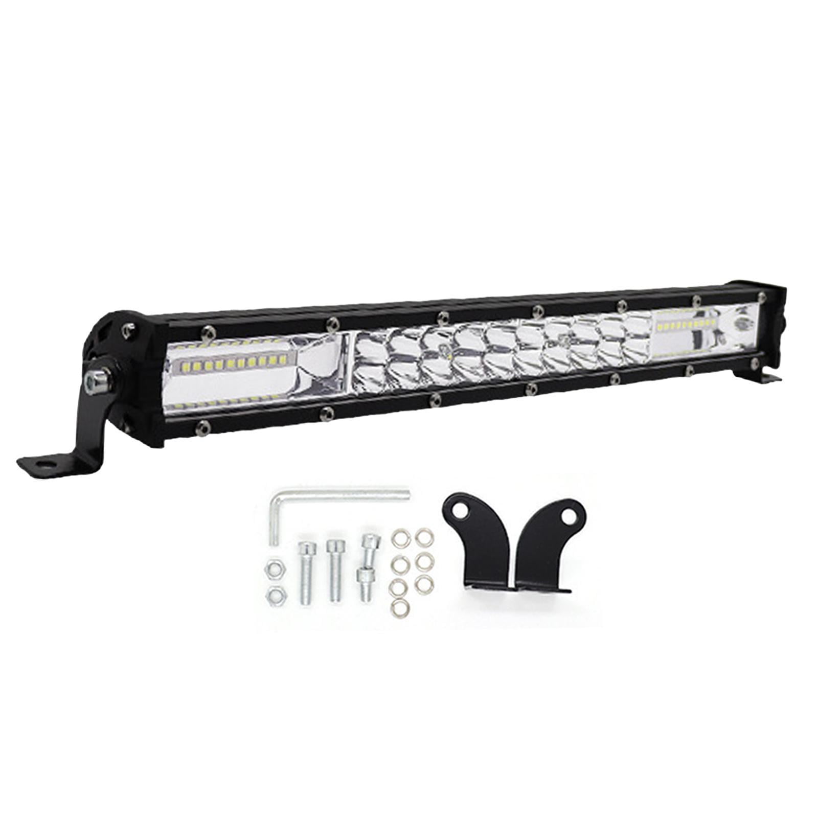 Ioensy - Kit De Iluminación De Lámpara De Conducción Genérica Barra De Luz Led Para Faros Delanteros Barra De Luz Led Para Barco 34 Cm 40 Led 120 W