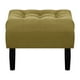 thumbnail image 1 of Pouf Wood 1c Felpa 00 Verde Musgo, 1 of 4
