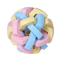 Magideal - Pelota De Juguete Para Perros Y Gatos, Pelotas De Goma Hinchables Coloridas Y Duraderas Con Campana, Juguete Interactivo Para Perros, Ejercicio Para , M M