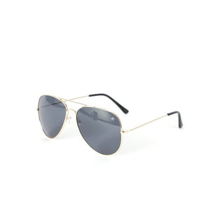 Homewell - Lentes De Sol Aviador Negro Dorado Uv400