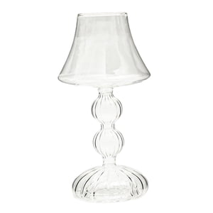 Magideal - Candelabro De Vidrio Para Velas De Pilar Candelabro Candelabro Decorativo Candelabro Para Decoración De Banquetes Regalo De Inauguración De La Casa