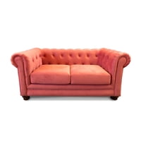 Latam Home - Sofa Florencia 2C Tela Velvet Palo Rosa